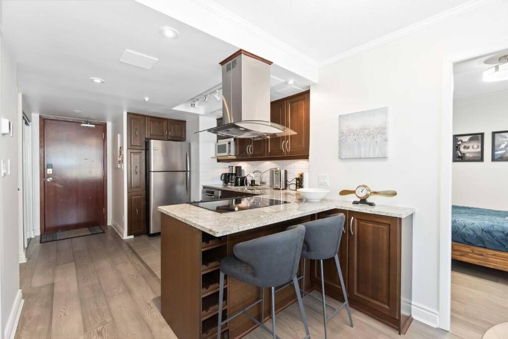 2Br Condo With Breathtaking View In Downtown! Free Parking - 6 Sleep Ванкувер Экстерьер фото